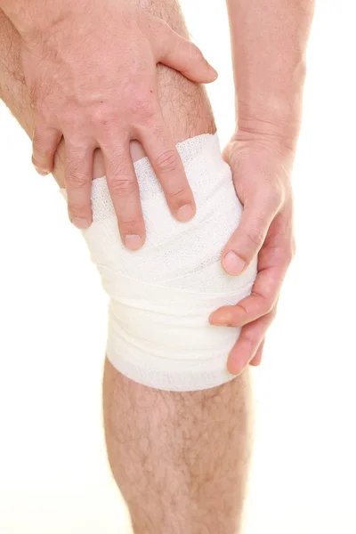 Sprained knee　 — Stock Photo, Image